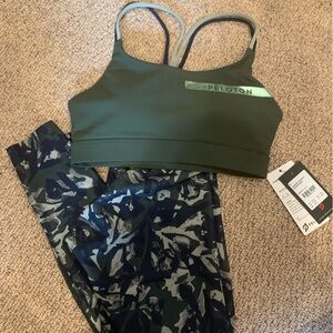 NWT Peloton Cadent Set with Reversible Leggings